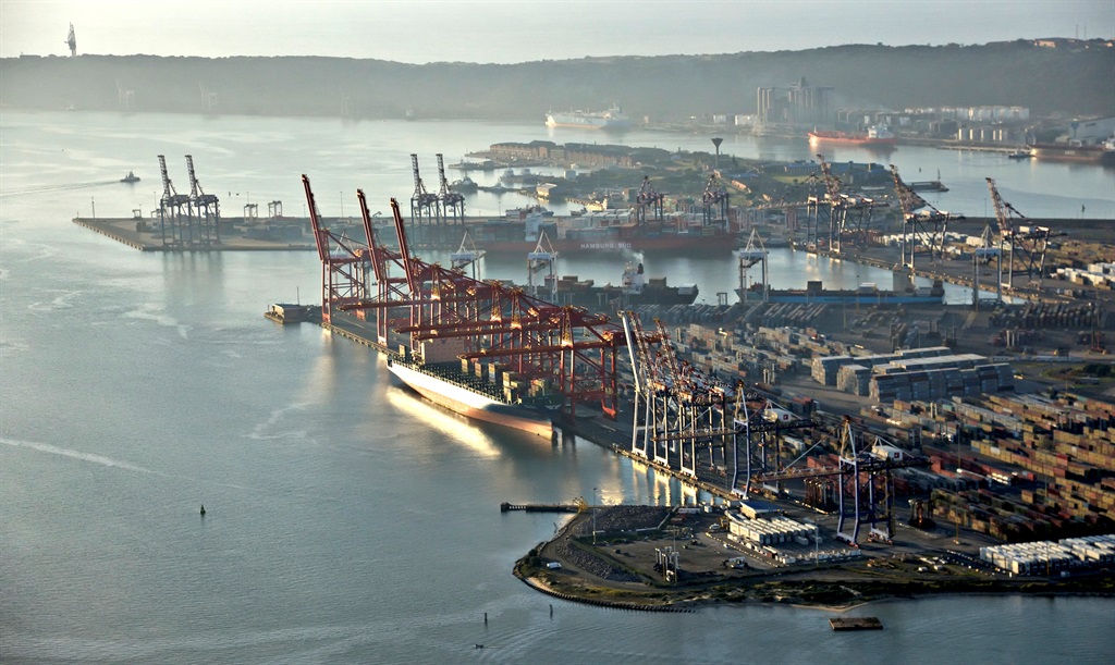 The Durban container terminal. (Getty Images)