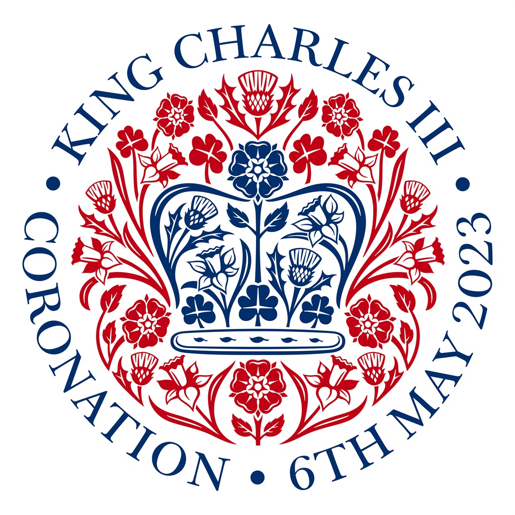 King Charles III Coronation emblem. 