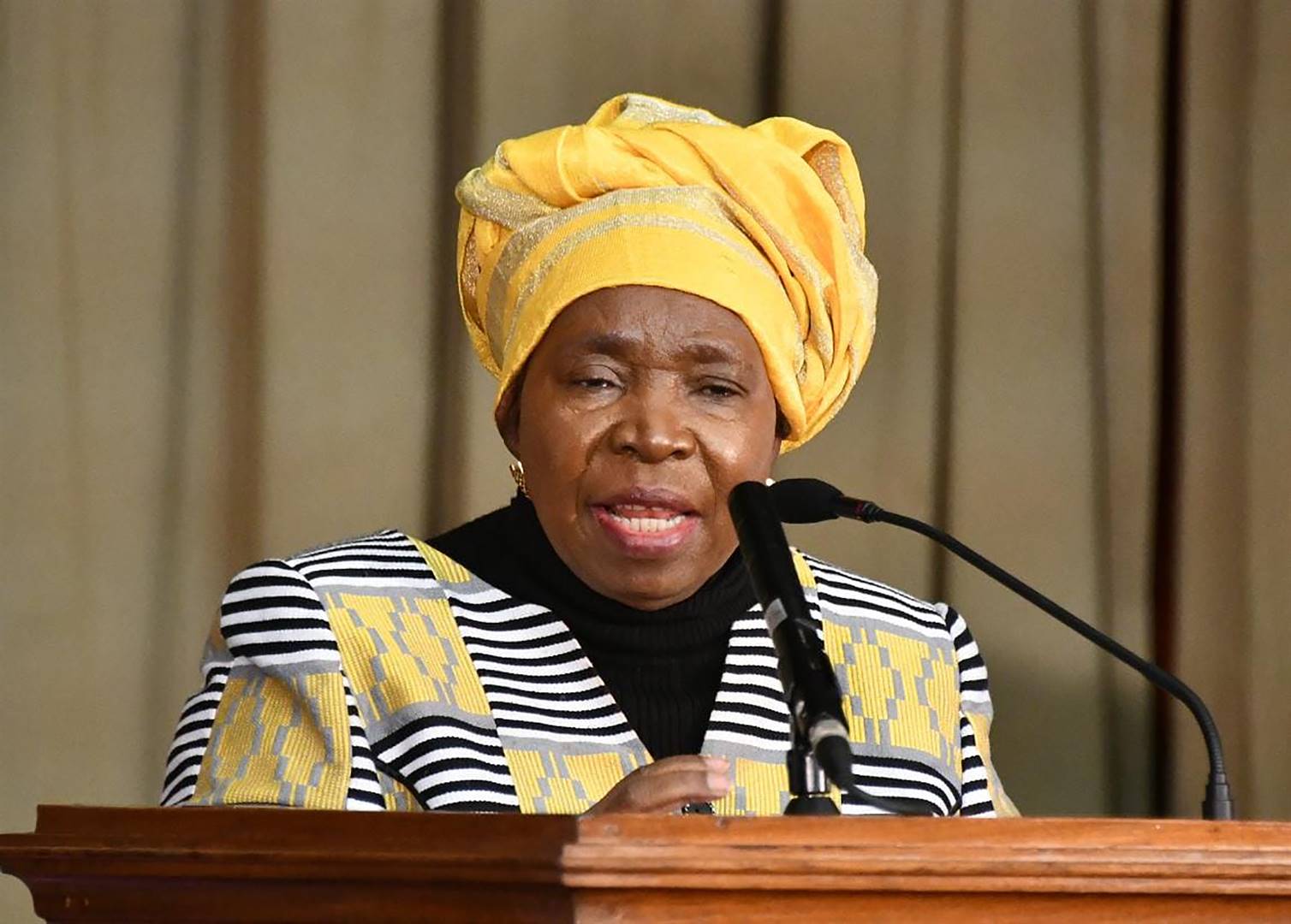 Dr Nkosazana Dlamini-Zuma. 