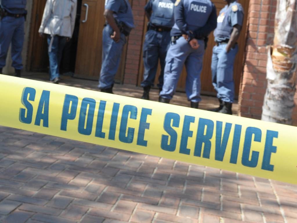 A man allegedly shot himself in a police station.