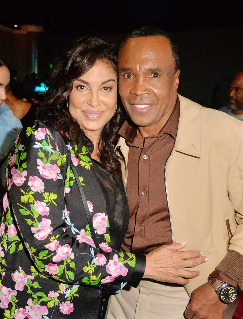 Professional Boxer Sugar Ray Leonard Wife Bernadette Robi: