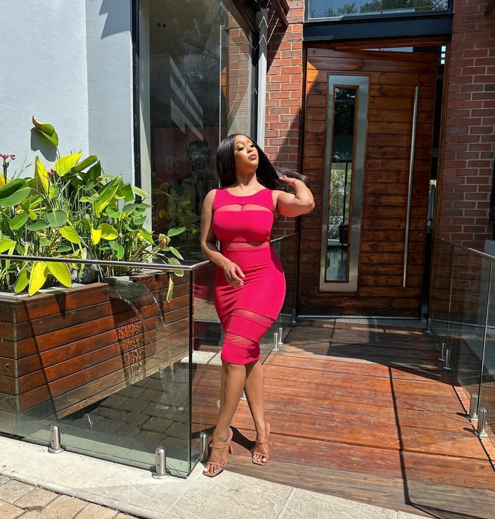 Minnie Dlamini Hops Back on Live TV