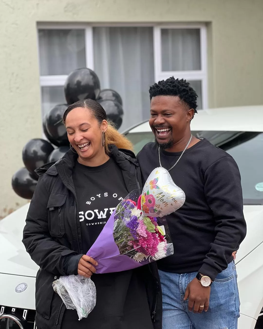 Former ‘Scandal!’ Actor Kagiso Modupe Takes His Newborn Home